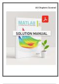 Solutions Manual MATLAB An Introduction with Applications 6th Edition Amos Gilat 