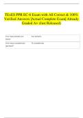TExES PPR EC-6 Exam with All Correct & 100&percnt; Verified Answers &vert;Actual Complete Exam&vert; Already Graded A&plus; &lpar;Just Released&rpar; 