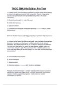 TNCC ENA 9th Edition Pre Test Questions and Correct Answers &lpar;100&percnt; VERIFIED&rpar;&vert; 2025&sol;2026