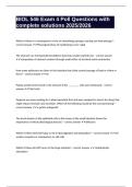 BIOL 546 Exam 4 Poll Questions with complete solutions 2025&sol;2026