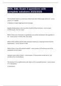 BIOL 546&semi; Exam 3 questions with complete solutions 2025&sol;2026