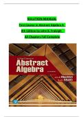 Solution Manual for A First Course in Abstract Algebra 8th Edition by John B&period; Fraleigh ISBN&colon;9780321390363