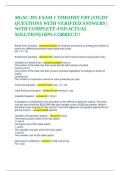 MGSC 395 EXAM 1 TIMOTHY FRY &vert;STUDY QUESTIONS WITH VERIFIED ANSWERS &vert; WITH COMPLETE AND ACTUAL SOLUTION&vert;&vert;100&percnt; CORRECT&excl;&excl;