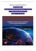SOLUTION MANUAL Operations and Supply Chain Management&comma; 17th Edition by F&period; Robert Jacobs and Richard Chase ISBN&colon;9780073403298 Chapters 1 - 22 &vert; Complete