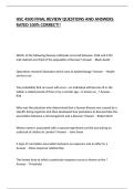 HSC 4500 FINAL REVIEW QUESTIONS AND ANSWERS RATED 100&percnt; CORRECT&excl;&excl;
