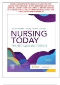 Test Bank for Nursing Today&colon; Transition & Trends &lpar;11th Edition&rpar; by Zerwekh &ndash; ISBN 9780323810159 &vert; Updated 2026 Exam-Style Questions & Answers