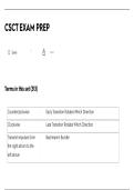 CSCT EXAM PREP ACTUAL EXAM QUESTIONS WITH COMPLETE SOLUTION GUIDE &lpar;A&plus; GRADED 100&percnt; VERIFIED&rpar; LATEST VERSION 2025&excl;&excl;