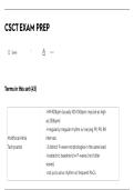 CSCT EXAM PREP ACTUAL EXAM QUESTIONS WITH COMPLETE SOLUTION GUIDE &lpar;A&plus; GRADED 100&percnt; VERIFIED&rpar; LATEST VERSION 2025&excl;&excl;