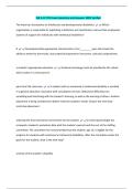ESE K-12 FTCE Exam Questions and Answers 100&percnt; Verified