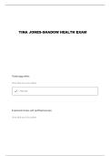 TINA JONES HEET ASSESSMENT QUESTIONS AND VERIFIED ANSWERS