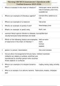 Nursing 100 WCU Assessment 1 Questions with Verified Answers 2025-2026