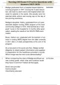 Nursing 100 Exam &num;1 Practice Questions with Answers 2025-2026