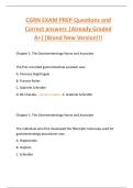 CGRN EXAM PREP Questions and  Correct answers &vert;Already Graded  A&plus;&vert;&vert;Brand New Version&excl;&excl;&excl;