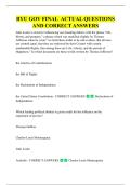 BYU GOV FINAL  ACTUAL QUESTIONS  AND CORRECT ANSWERS 