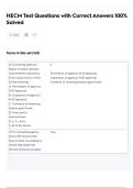 HECM Test Questions with Correct Answers 100&percnt; Solved