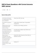 HECM Exam Questions with Correct Answers 100&percnt; Solved
