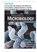Test Bank for Prescott's Microbiology 11th Edition by Joanne Willey &comma; Kathleen Sandman &comma; Dorothy Wood&vert;&vert; ISBN&colon; 9781260211887&vert;&vert; All Chapters &comma; Complete Guide A&plus;