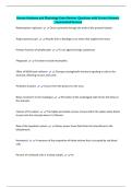 Human Anatomy and Physiology Exam Review -Questions with Correct Answers  &vert; Guaranteed Success 
