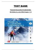 Test Bank &ndash; Financial Accounting Fundamentals &lpar;8th Edition&comma; John Wild&rpar; &ndash; Chapters 1&ndash;13 Complete Assessment Material