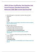 OSHA 10-Hour Certification Test Question And  Correct Answers &lpar;Verified Answers&rpar; Plus  Rationales 2026 Q&A Instant Download Pdf 