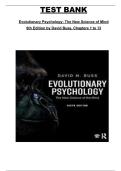 Evolutionary Psychology&colon; The New Science of Mind &lpar;6th Edition&comma; David Buss&rpar; Test Bank &ndash; Complete Exam Questions and Answers for Chapters 1&ndash;13