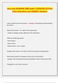 Larry Inks BUSMHR 3200 Exam 3 UPDATED ACTUAL Exam Questions and CORRECT Answers