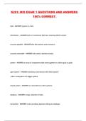 K201&colon; MIS EXAM 1 QUESTIONS AND ANSWERS 100&percnt; CORRECT 