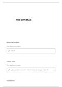 NSG 207 EXAM 1 QUESTIONS AND VERIFIED ANSWERS