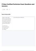 IT Glue Certified Technician Exam Questions and Answers