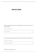 NSG 207 ALL PRE-TEST QUESTIONS AND VERIFIED ANSWERS