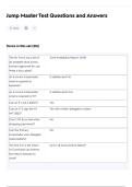Jump Master Test Questions and Answers