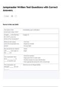 Jumpmaster Written Test Questions with Correct Answers