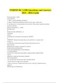  PMHNP-BC LMR Questions and Answers 2025&ndash;2026 Comprehensive Guide