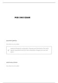 PCB 3063 EXAM 1 QUESTIONS AND VERIFIED ANSWERS