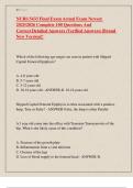 NURS 5433 Final Exam Actual Exam Newest 2025&sol;2026 Complete 100 Questions And Correct Detailed Answers &lpar;Verified Answers&rpar; &vert;Brand New Version&excl;&excl;