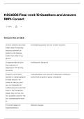 NSG6005 Final week 10 Questions and Answers 100&percnt; Correct