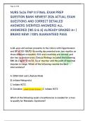 NURS 5434 FNP III FINAL EXAM PREP  QUESTION BANK NEWEST 2026 ACTUAL EXAM  QUESTIONS AND CORRECT DETAILED  ANSWERS &lpar;VERIFIED ANSWERS&rpar; ALL  ANSWERED &lbrace;185 Q & A&rcub; ALREADY GRADED A&plus; &vert;  BRAND NEW&excl; &vert; 100&percnt; GUARANTEED PASS