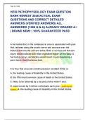 HESI PATHOPHYSIOLOGY EXAM QUESTION  BANK NEWEST 2026 ACTUAL EXAM  QUESTIONS AND CORRECT DETAILED  ANSWERS &lpar;VERIFIED ANSWERS&rpar; ALL  ANSWERED &lbrace;1260 Q & A&rcub; ALREADY GRADED A&plus;  &vert; BRAND NEW&excl; &vert; 100&percnt; GUARANTEED PASS 