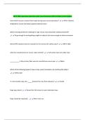 NFPA 1006 rope Exam Questions with Correct Answers 100&percnt; Verified &vert;Latest Update 