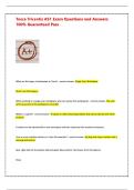 Tosca Tricentis AS1 Exam Questions and Answers 100&percnt; Guaranteed Pass