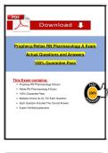 Prophecy&sol;Relias RN Pharmacology A Exam Questions & Answers 2025 &ndash; Guaranteed Pass