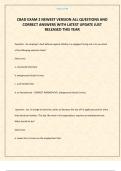 CBAD EXAM 2 NEWEST VERSION ALL QUESTIONS AND CORRECT ANSWERS WITH LATEST UPDATE JUST RELEASED THIS YEAR