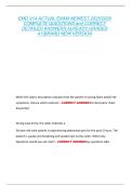 EMD V14 ACTUAL EXAM NEWEST 2025&sol;2026  COMPLETE QUESTIONS and CORRECT  DETAILED ANSWERS ALREADY GRADED  A&plus;&vert;BRAND NEW VERSION 