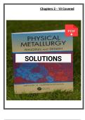 Solutions Manual for Physical Metallurgy Principles and Design 1st Edition by Haidemenopoulos &lpar;1&rpar;