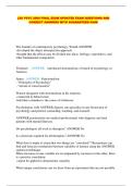 LSU PSYC 2000 FINAL EXAM UPDATED EXAM QUESTIONS AND CORRECT ANSWERS WITH GUARANTEED PASS