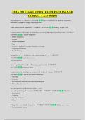 MHA 708 Exam D UPDATED QUESTIONS AND  CORRECT ANSWERS