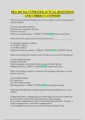 RES 204 Test 3 UPDATED ACTUAL QUESTIONS  AND CORRECT ANSWERS