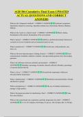 AGR 504 Cumulative Final Exam UPDATED  ACTUAL QUESTIONS AND CORRECT  ANSWERS