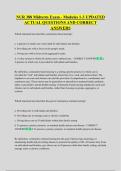 NUR 388 Midterm Exam - Modules 1-3 UPDATED  ACTUAL QUESTIONS AND CORRECT  ANSWERS