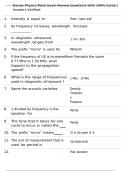Davies Physics Mock Exam Review Questions With 100&percnt; Correct Answers Verified 